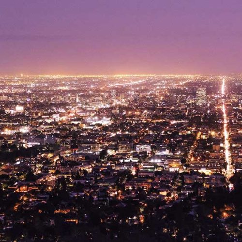 sun valley ca at night