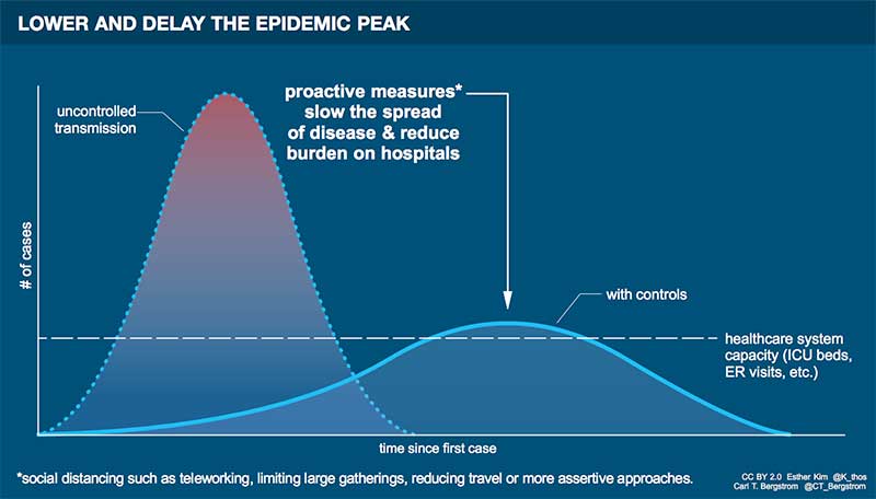 virus curve in Sun Valley CA post by Jose Mier