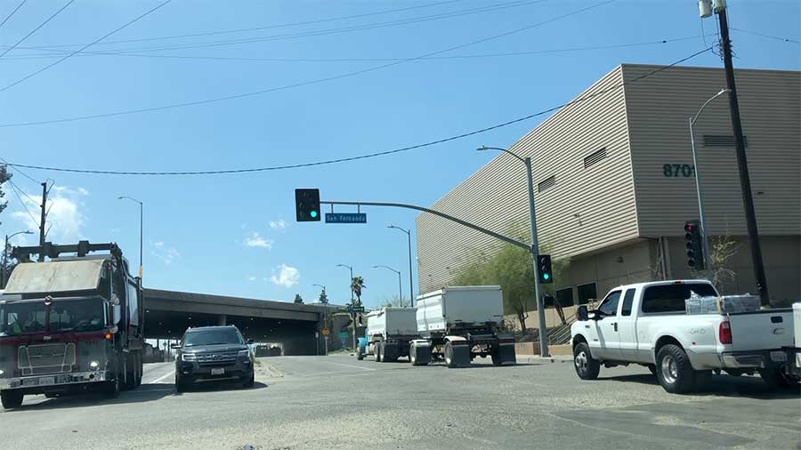 jose mier dashcam view sun valley ca