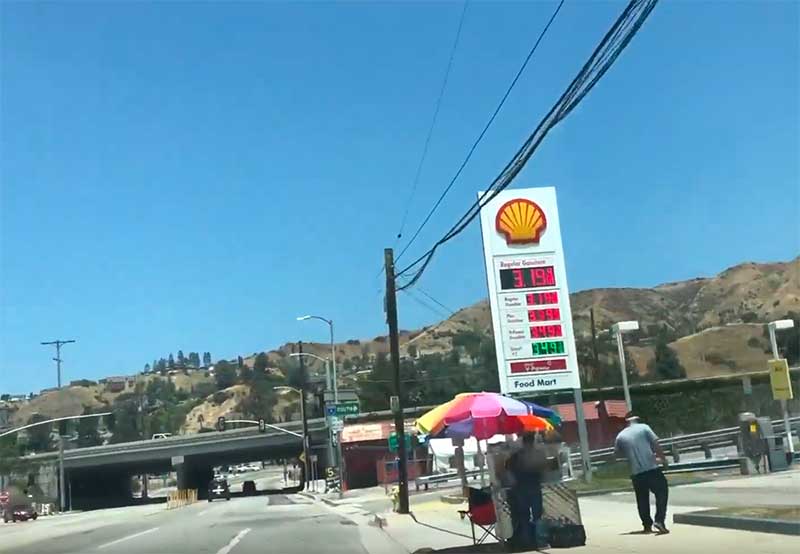 Jose Mier turning onto I-5 Freeway Sun Valley CA