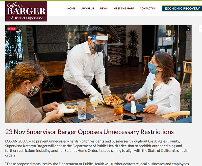 Supervisor Kathryn Barger website jose mier