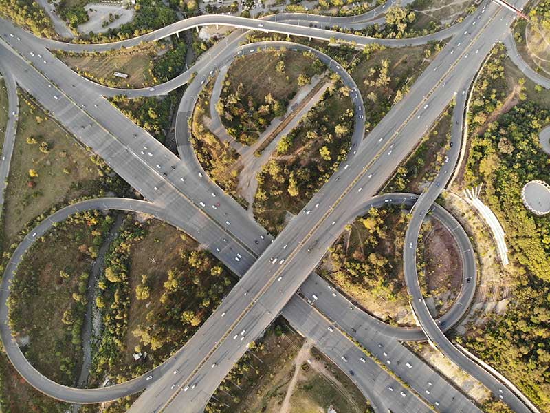 Jose Mier's Los Angeles freeway interchange image