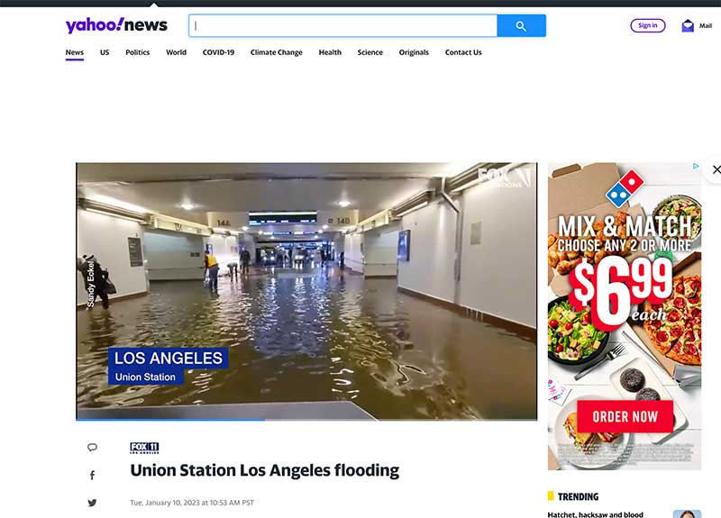 Los Angeles flooding 2023 Jose Mier