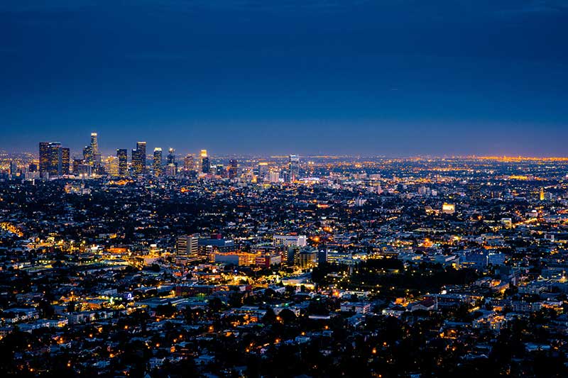 San Fernando Valley night scene Jose Mier Sun Valley