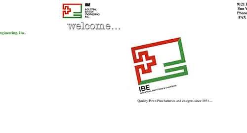Industrial Battery Engineering website Sun Valley Jose Mier